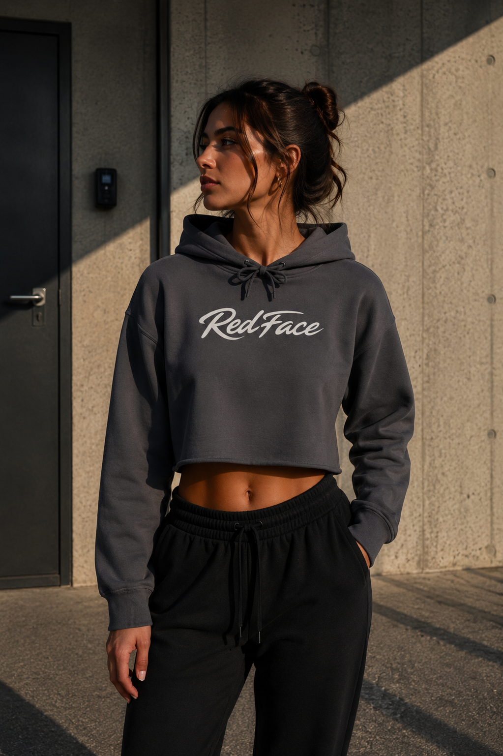 REDFACE Essential Crop Hoodie