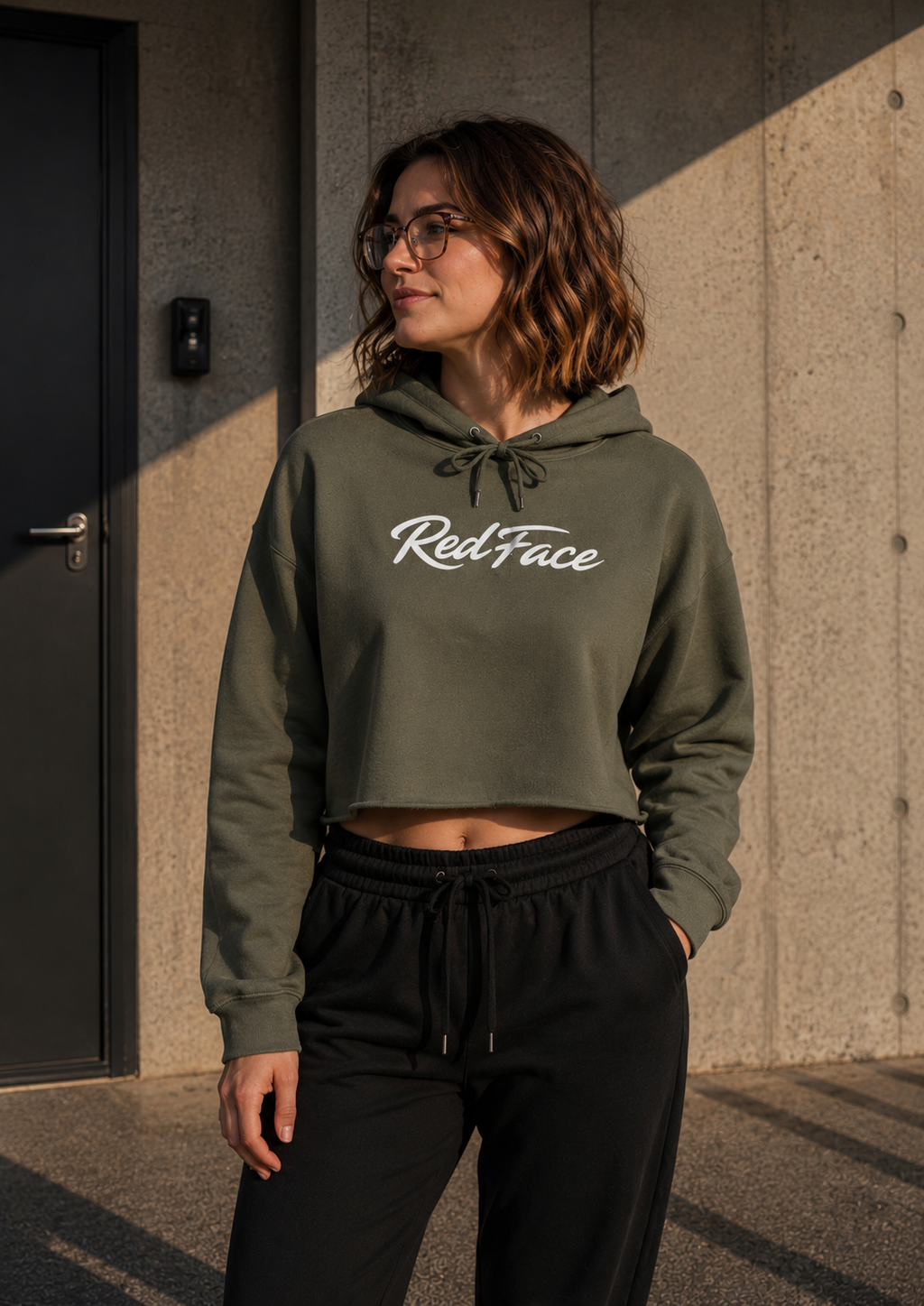 REDFACE Essential Crop Hoodie