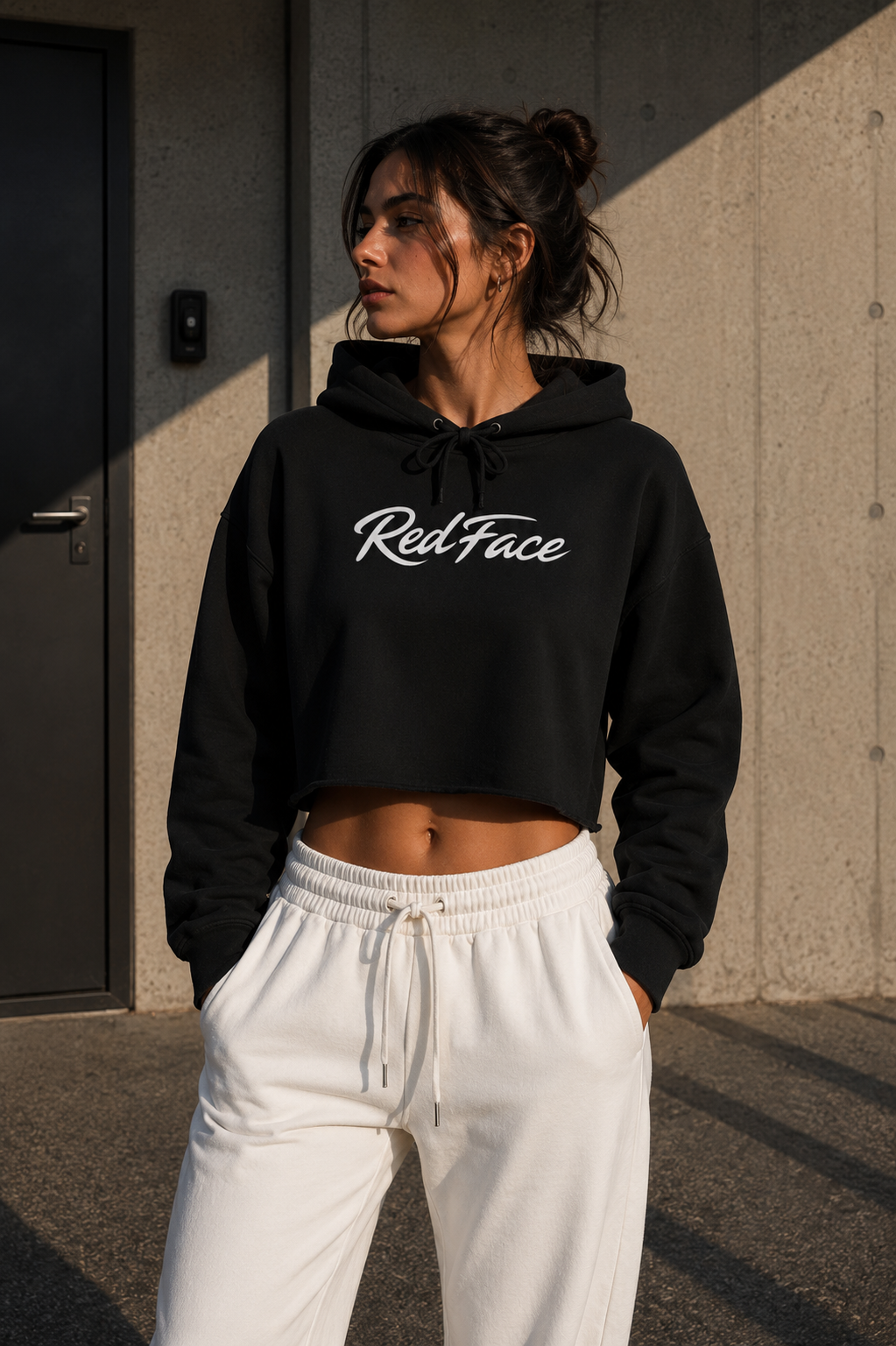 REDFACE Essential Crop Hoodie
